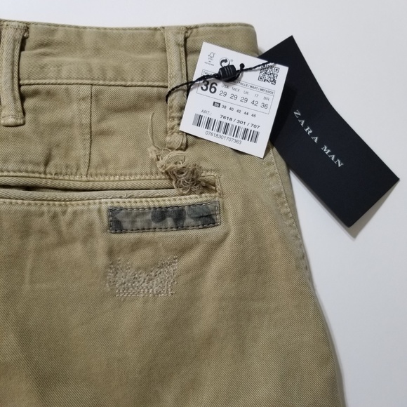 Zara Man paint splatter shorts - Picture 6 of 7